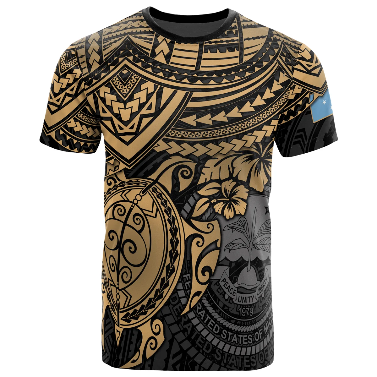 

3D Printed Pohnpei t shirts for men Tribal Culture Polynesian Tattoos Turtle Man/Woman Harajuku Streetwear Tshirts Short sleeve