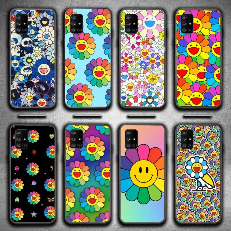 

Murakami Flower Smile Phone Case for Samsung A71 A80 A91 A01 A02 A11 A12 A21S A31 A32 A20E M10 M11 M20 M30 M31 M31S M21 cover