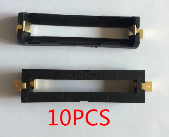 10 шт./лот высокое качество 1X 18650 Держатель батареи SMD с бронзовым шпильки