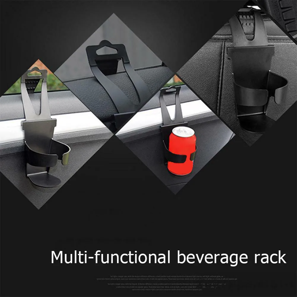 

Mug Car Cup Holder Parts Replacement Stand Universal Water 2pcs Accessory Black