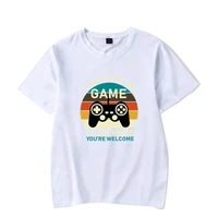 teens summer tee top i paused my game to be here graphic novelty sarcastic funny t shirt short sleeve womenmen cotton tshirt