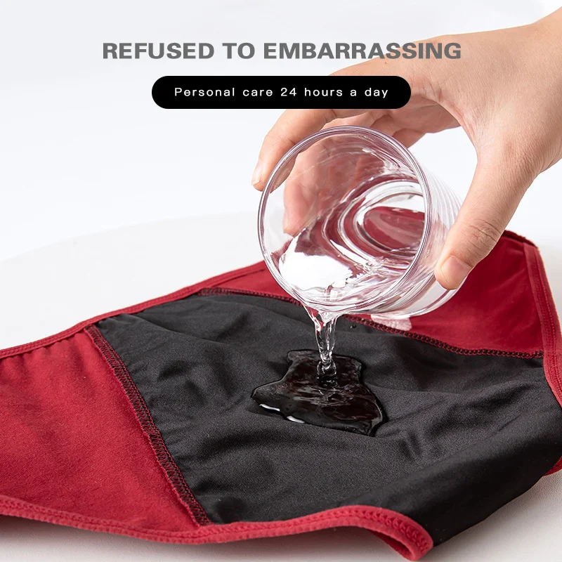 

Leak Proof Women's Menstrual Period Four-layer Underwear Leakproof Boxer Briefs Ladies Cotton Physiological Pants Women Panties