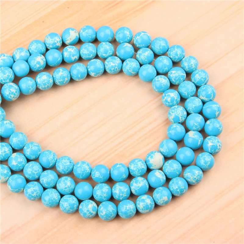 

Natural Emperor Landi 4/6/8/10/12mm Bead Round Bead Spacer Jewelry Bead Loose Beads For Jewelry Making DIY Bracelet