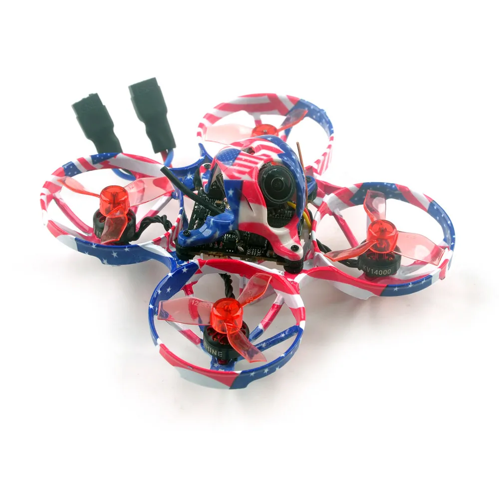 Бесщеточный гоночный Дрон Whoop FPV Eachine US65 DE65 PRO 65 мм 1 2S BNF CrazybeeX F4 FC CADDX ANT Cam 0802 14000KV