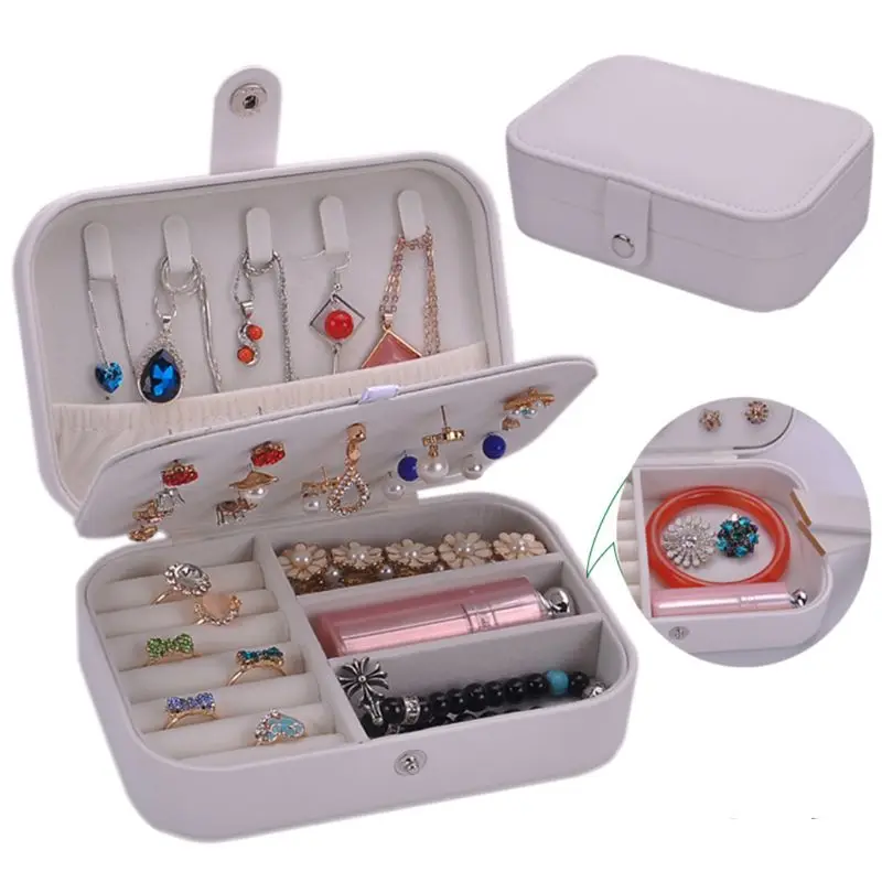 

Модный женский чехол для ювелирных изделий, простой трендовый чехол для хранения серег, браслетов, колец