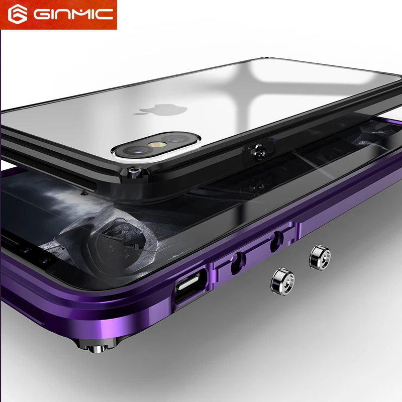 Металлическая рамка для iPhone 11 Pro Max прозрачный жесткий пластиковый защитный чехол