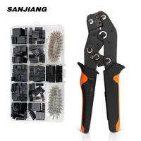 SN-28B Crimping Plier Dupont Crimp Tool set 0.25-1.5mm² 620pcs 2.54mm Cable Jumper Wire Pin Header Housing Terminals Clamp kit