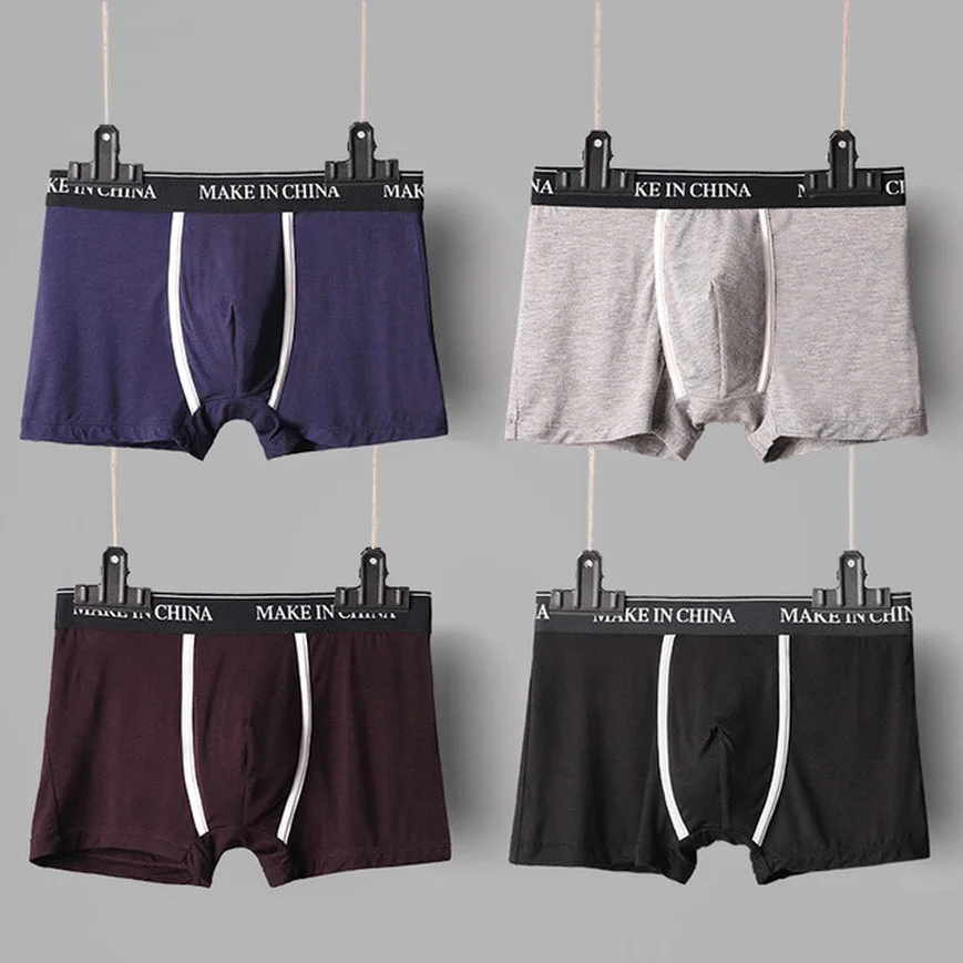 Хлопковые мужские шорты боксеры больших размеров 6XL / 7XL/8XL мужское нижнее белье