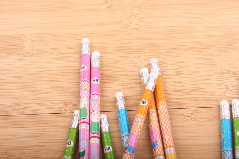 

Children with leather-tipped pencils, cartoon writing students, flower poles, HB pencils, stationery, kindergarten prizes