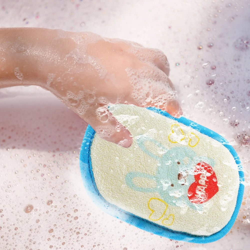 

3pcs Adorable Baby Bath Towel Cartoon Toddler Children Shower Scrubber