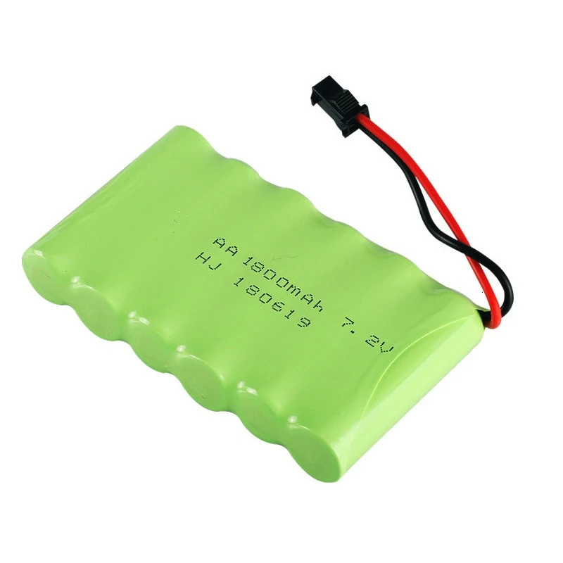 (SM Plug) Ni CD 7 2 в 1800 мАч аккумулятор + USB зарядное устройство для радиоуправляемых