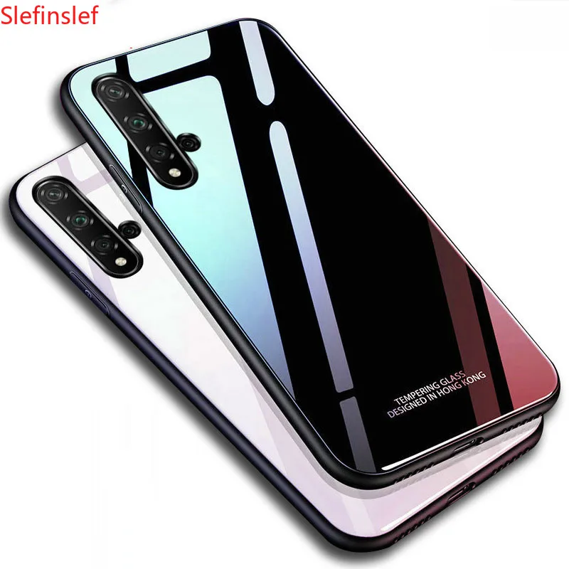 Роскошный зеркальный чехол из твердого стекла для huawei honor 20 pro lite 20i V20 view honor20