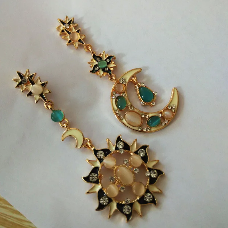 Тодорова Милая Асимметричная пчелы с рисунком &quotПодсолнух&quot циркон кристалл