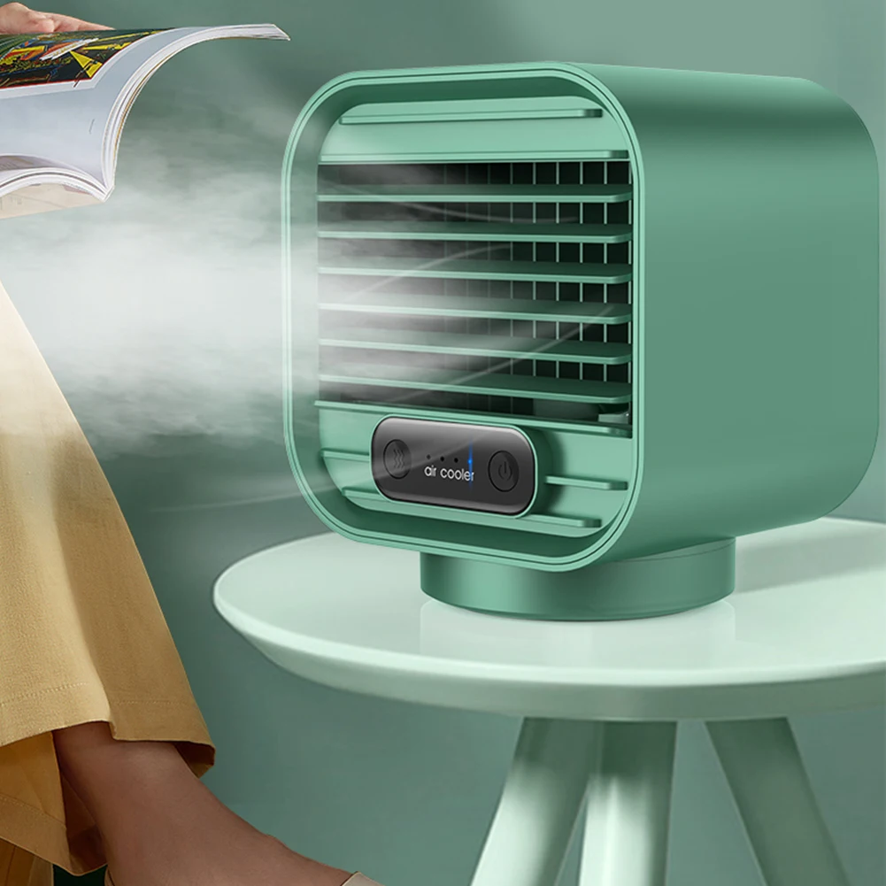 Portable Air Conditioner Mini Fan Cooler Humidifier For Home Office Room Desktop Cooling Conditioning Purifier Rechargeable |