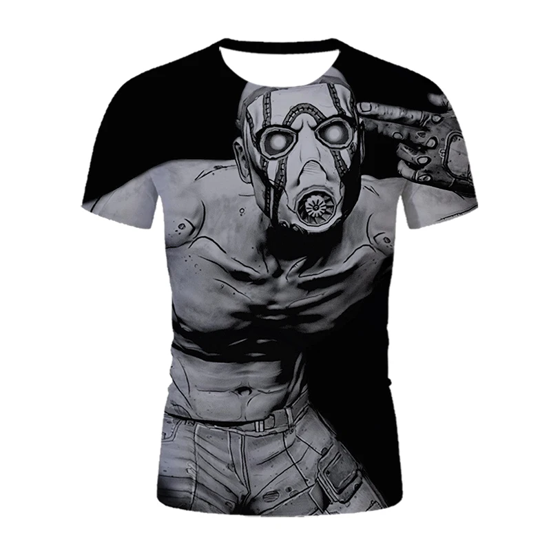 

Fashion Horror Men's 3D Printed T-shirt Casual Sports Loose Short Sleeve Harajuku Crew Neck T-Shirt Hip Hop Outdoor Fun