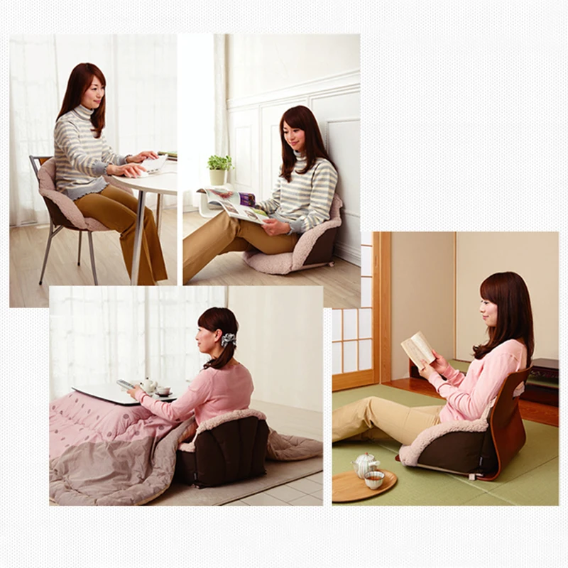 Утолщенная плюшевая подушка на сиденье для обеденного стола поясницы поддержки