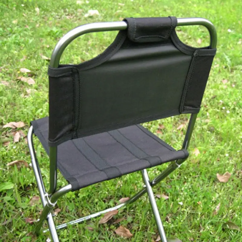 

Camping Chair Support 100KG Folding Quad Chair Outdoor lawn chair W8EE