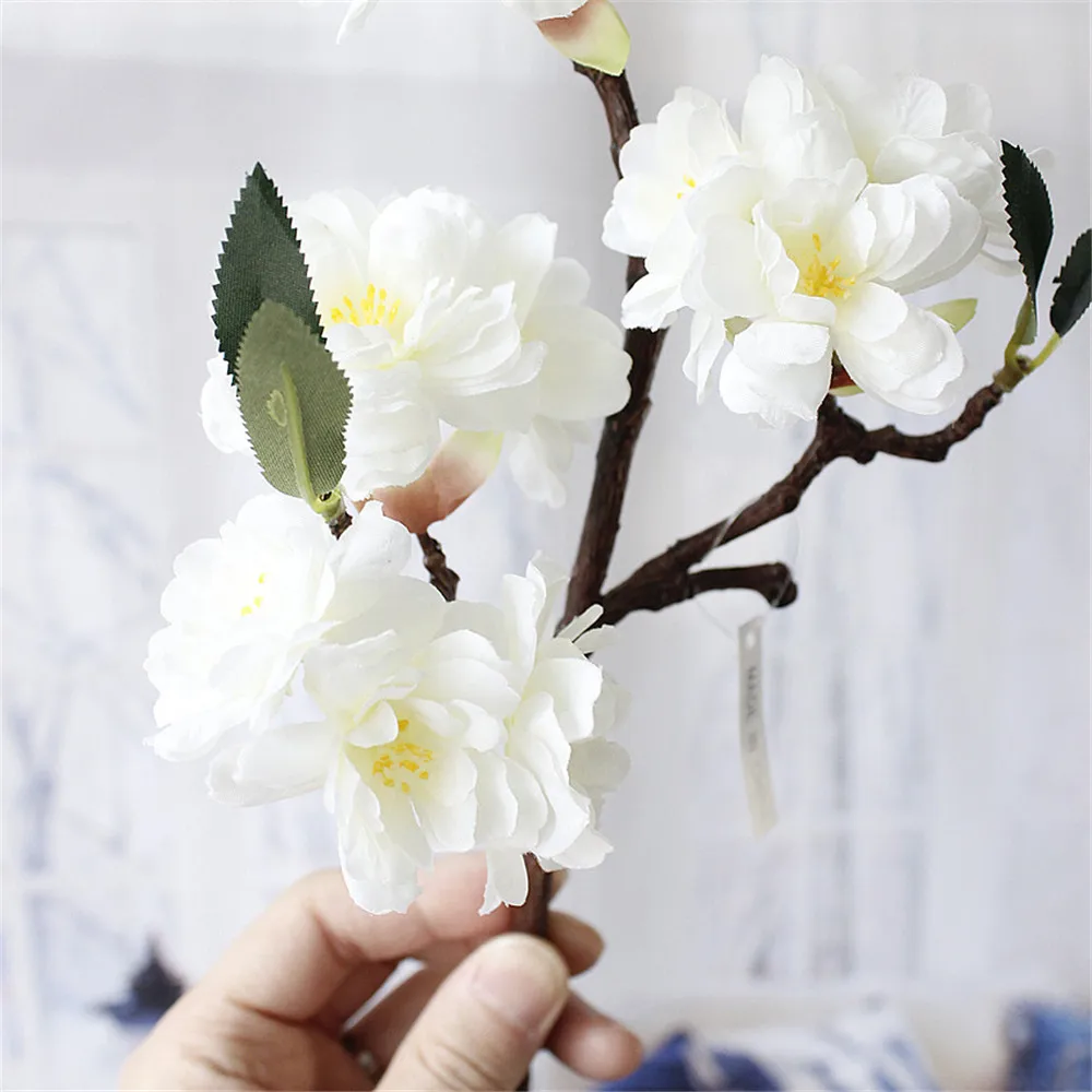 Искусственный цветок Шелковый Гортензия для невесты домашний декор белый