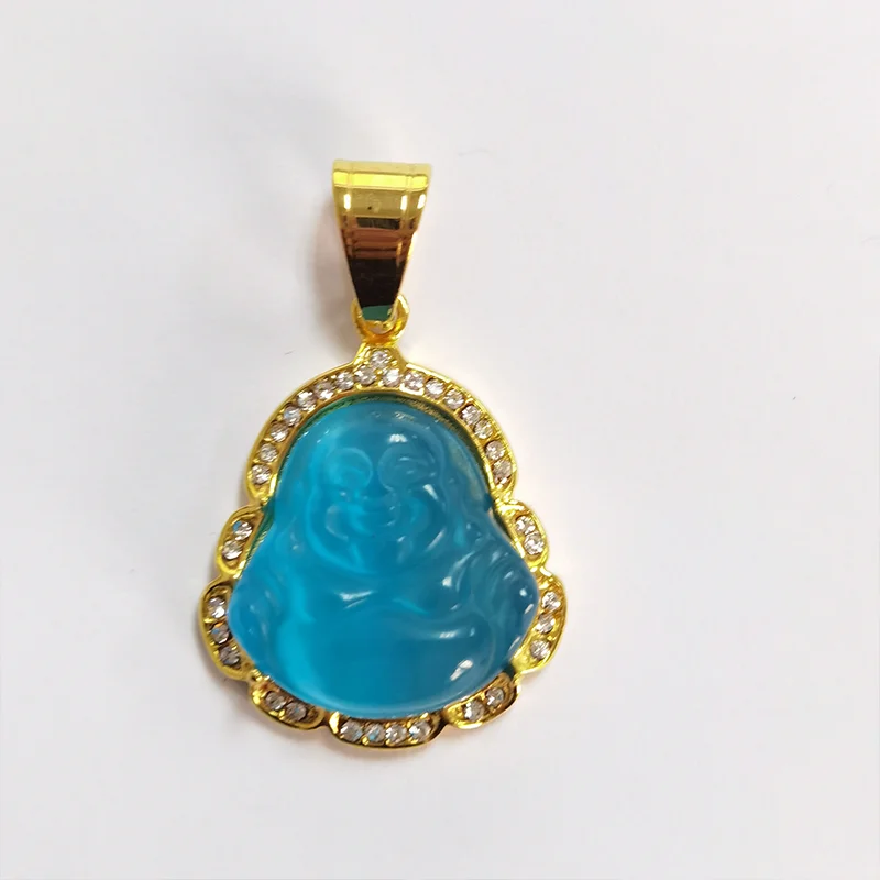 

Bouddha collier pour femmes homme acier inoxydable collier or Couple pendentifs collier bouddha pendentif collier Punk bijoux
