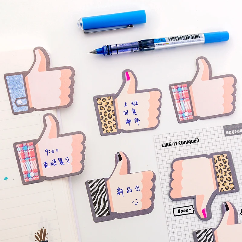 Милые Креативные Примечания для большого пальца красивые и изысканные Детские