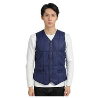 2021 new sleeveless men fashion vest %ef%bc%8cmen cotton vest winter jacket%ef%bc%8csolid mens vest jacket%ef%bc%8cv neck men cotton vest coat