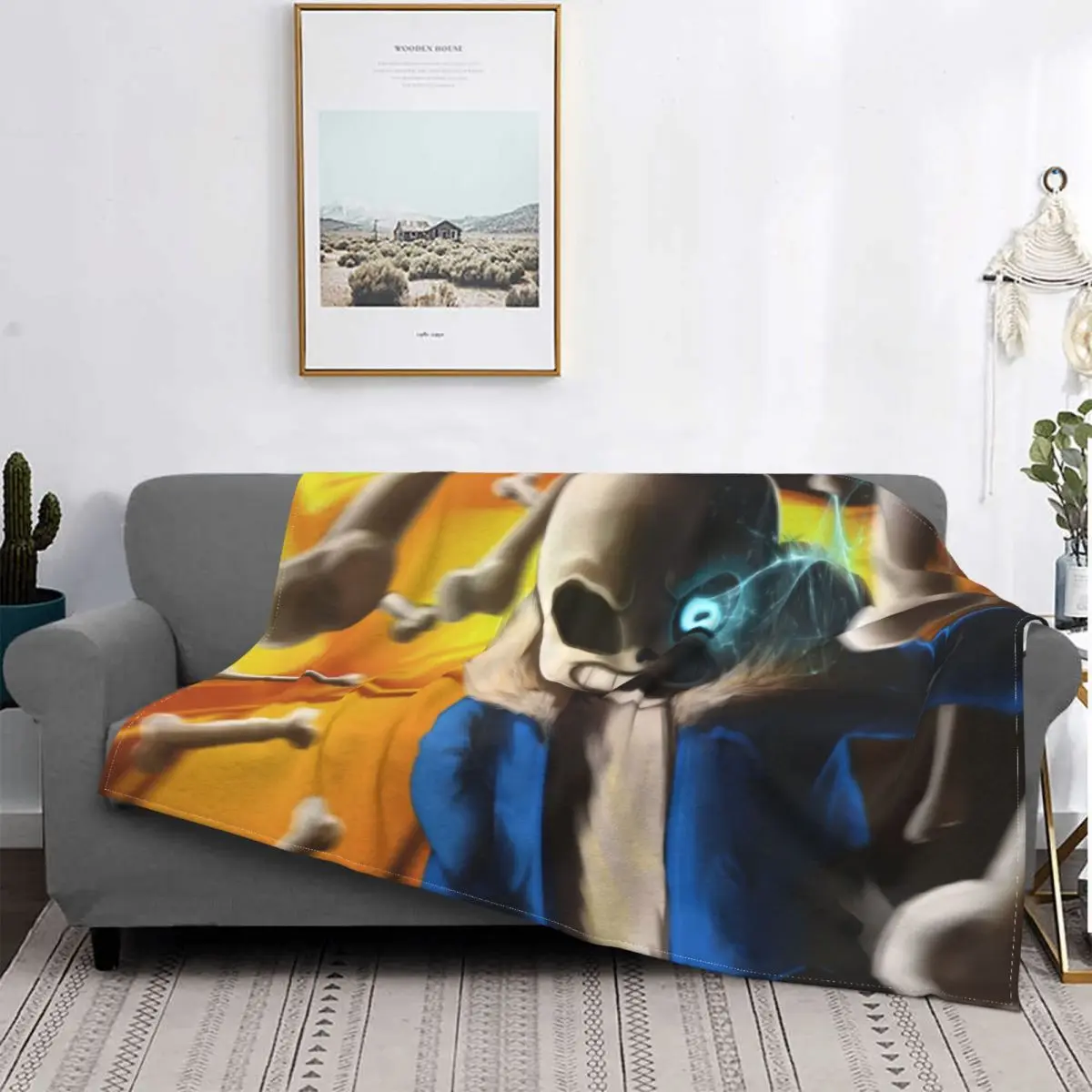 

Undertale Blankets Fleece All Season Game Breathable Super Warm Throw Blanket for Home Outdoor Bedding Throws