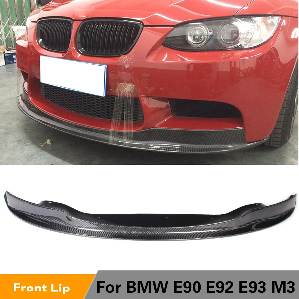 Передний бампер из углеродного волокна спойлер для подбородка BMW 3 серии E90 E92 E93 M3