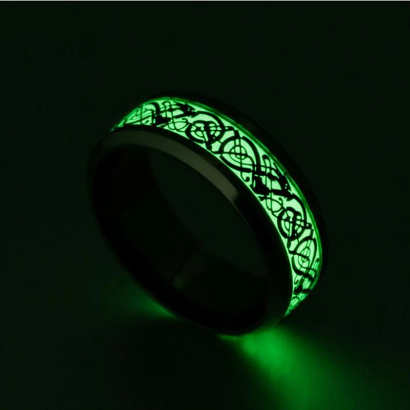 2019 новый дизайн из нержавеющей стали титановая сталь Драконовое кольцо для