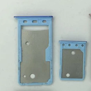 blue Для XIAOMI Redmi 5A телефон sim-карта адаптер лотка для Xiaomi 5A корпус лоток для карт памяти Micro SD Держатель Замена+ Инструменты - Цвет: blue