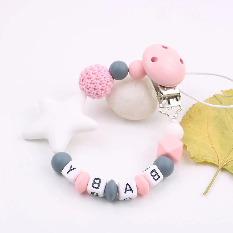 Держатель для соски пустышки Детская цепочка Силиконовые Прорезыватели