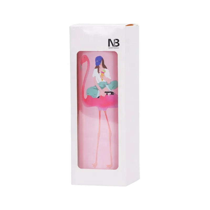 Kawaii канцелярский чехол карандаш с фламинго для девочек школьные канцелярские