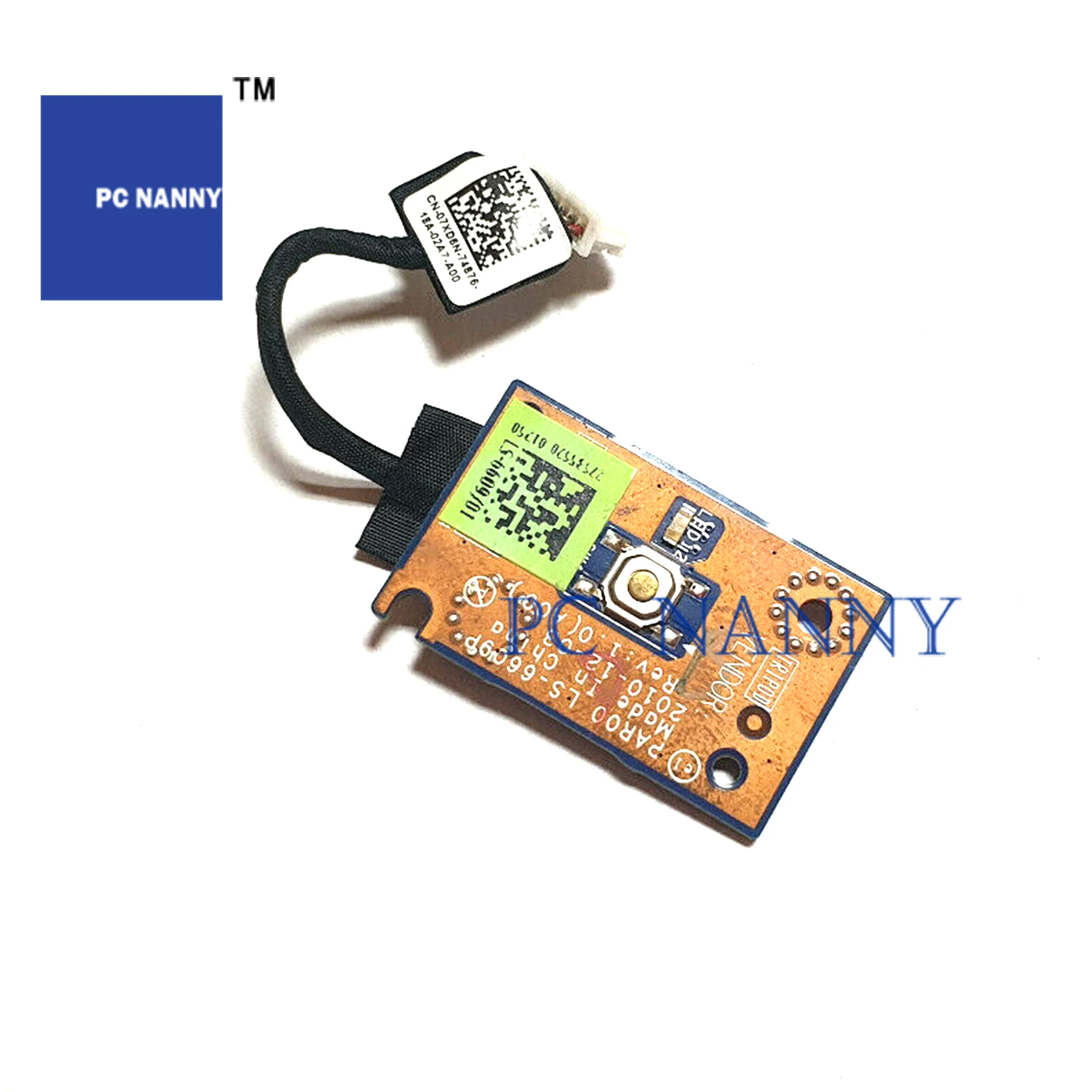 

PCNANNY FOR Dell Alienware M17X R3 R4 Power Board 07XD6N LS-6609P Media LS-6602/01 LS-6602P CARD BOARD LS-834CP Keyboard cable