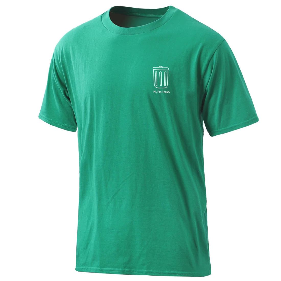 

Футболка мужская с забавным принтом мусора, модная одежда из 100 хлопка, топ с круглым вырезом в стиле хип-хоп, Повседневная Уличная одежда, ле...