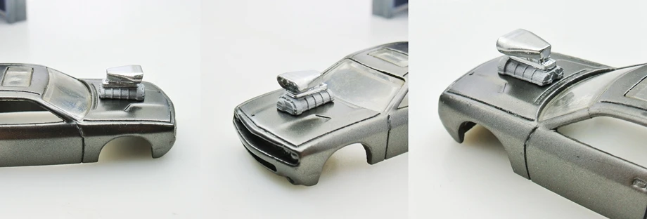 1:64 масштаб смолы литья под давлением модель механическое Supercharger имитация