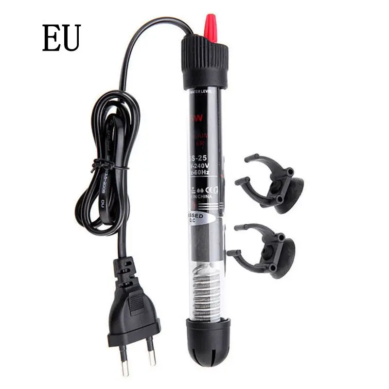 EU Plug 1 шт автоматическая машина для аквариума экономия нагреватель 110 v-220 v водяной аквариум Температура нагревательный стержень аквариума аксессуары - Цвет: EU Plug