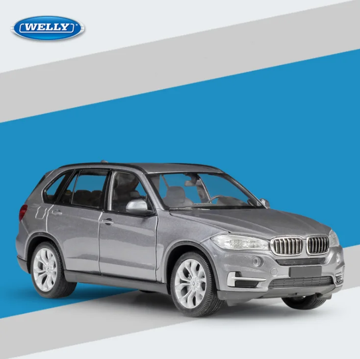 Высококачественная модель WELLY 1:24 Классическая литая машина X5 SUV из