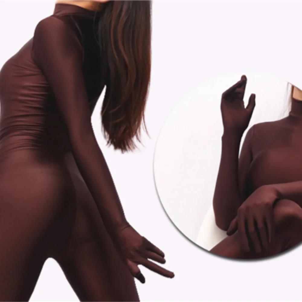 

KnowU Mercerized Spandex Bodysuit Jumpsuit Adult Zentai Suit One-Piece Second Skin Tight Suits Cosplay Costumes Crossplay