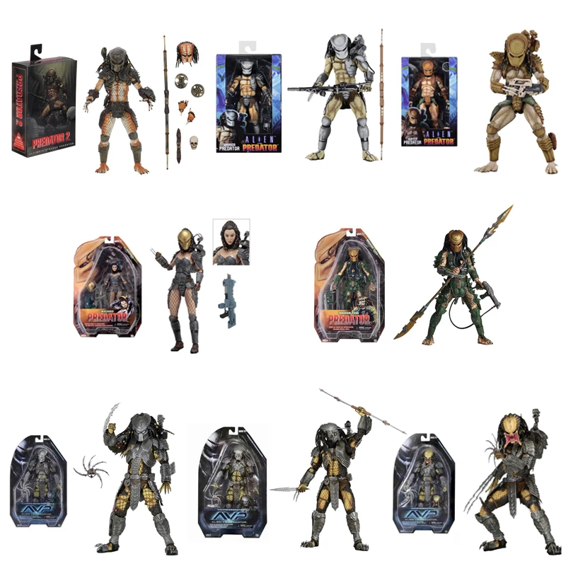 

Роскошный бронированный Хищник NECA, Боевая карта в масштабе 7 дюймов 2018, финальный фильм беглецов, кукла-хищник Konica