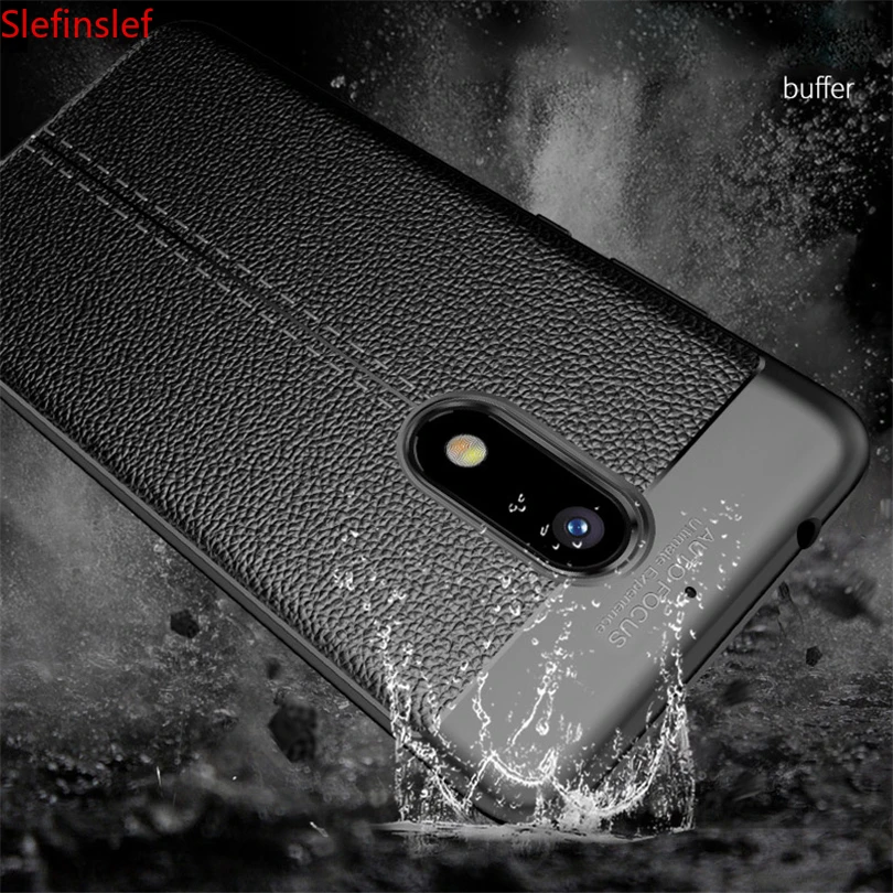 Ударопрочный кожаный мягкий чехол из ТПУ с рисунком для Nokia 2 7 9 чехлы телефонов 6