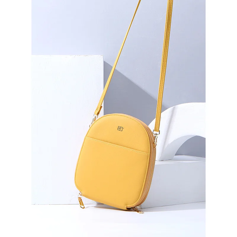 WEICHEN двухслойная сумка через плечо на молнии для женщин 2020 маленькие сумки