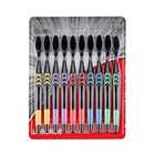 10 шт., антибактериальные зубные щётки из бамбукового угля