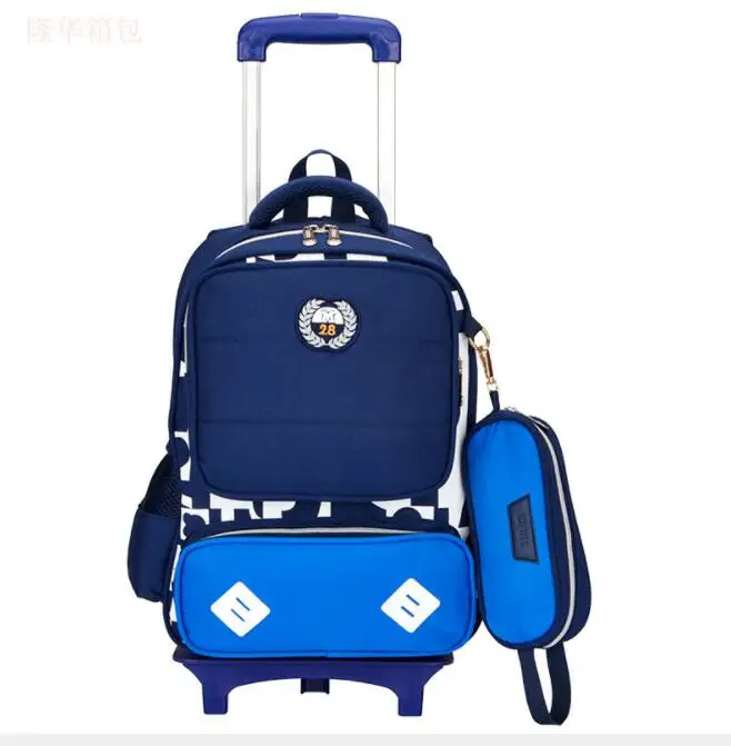 Сумки-тележки для школы рюкзак для мальчиков, Детский рюкзак на колесиках для школы, Детский рюкзак с колесиками