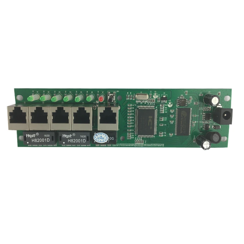 

OEM Mini size intelligent wired distribution box 5-port router modules OEM pcb module 192.168.0.1 wire router manufacturer