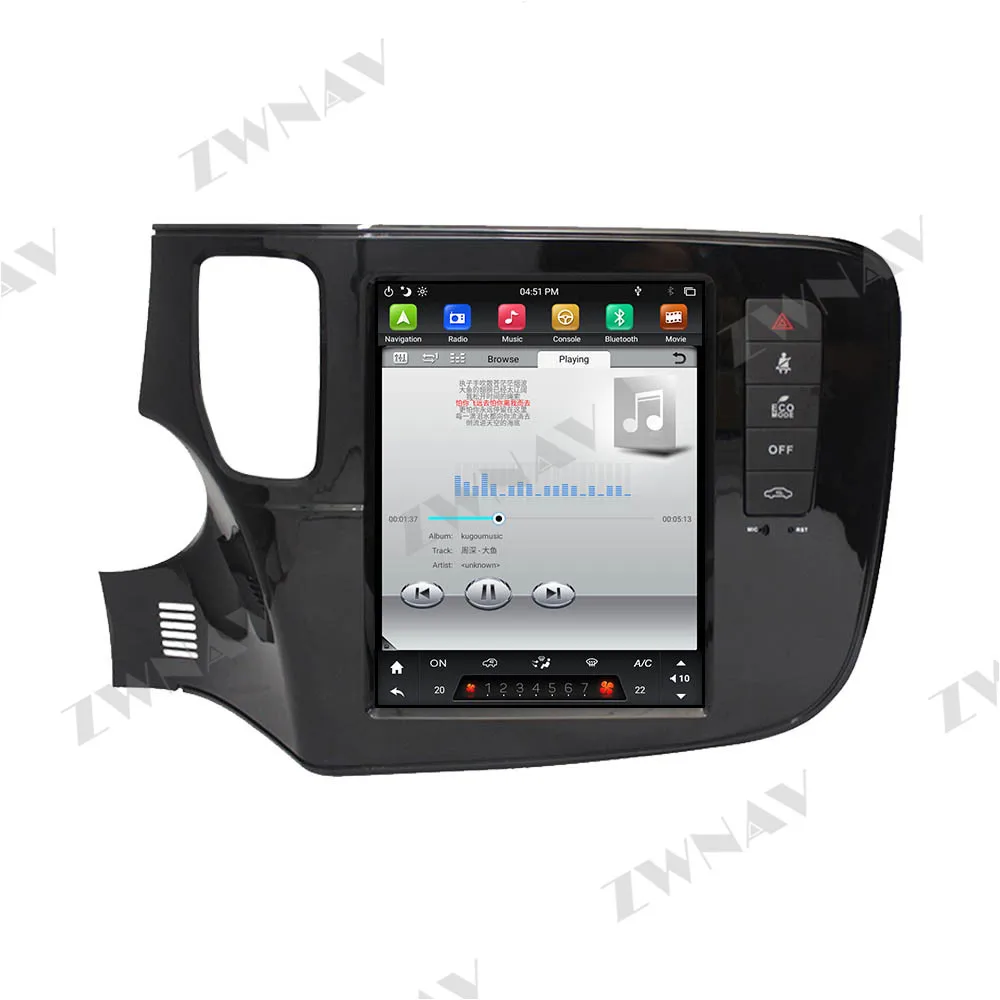 

Tesla screen Android 9.0 Car Multimedia Player For MITSUBISHI outlander 2014-2019 car GPS Navi Auto audio radio stereo head unit