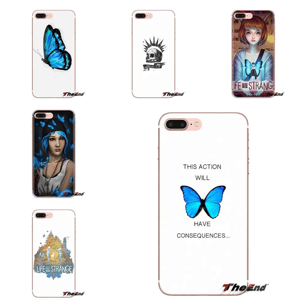 Soft Transparent Shell Covers For Xiaomi Redmi 4 3 3S Pro Mi3 Mi4 Mi4i Mi4C Mi5 Mi5S Mi Max Note 2 Life Is Strange butterfly |
