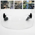 Мотоциклетные запчасти Регулируемый зажим на лобовое стекло удлинитель спойлера ветрового стекла дефлектор воздуха для BMW Honda Suzuki Yamaha Kawasaki