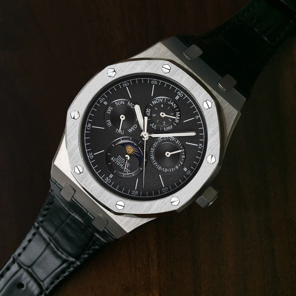 Мужской ремешок для часов Didun часы Лидирующий бренд Роскошные автоматические