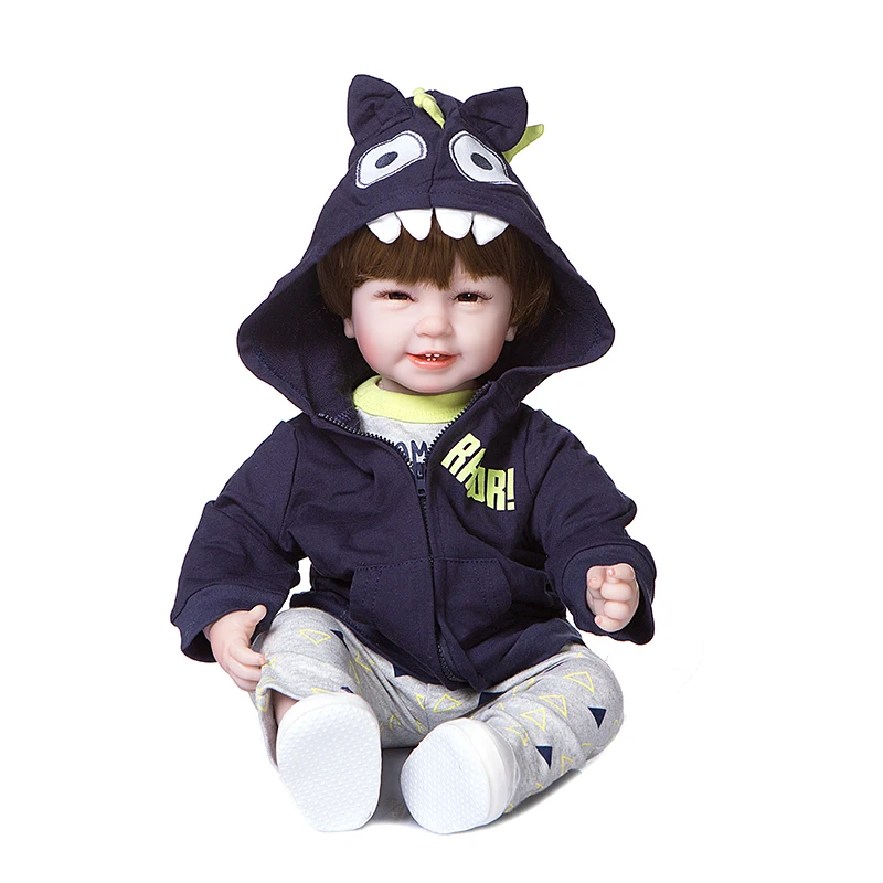 Кукла реборн силиконовая Реалистичная кукла младенец для мальчиков и девочек