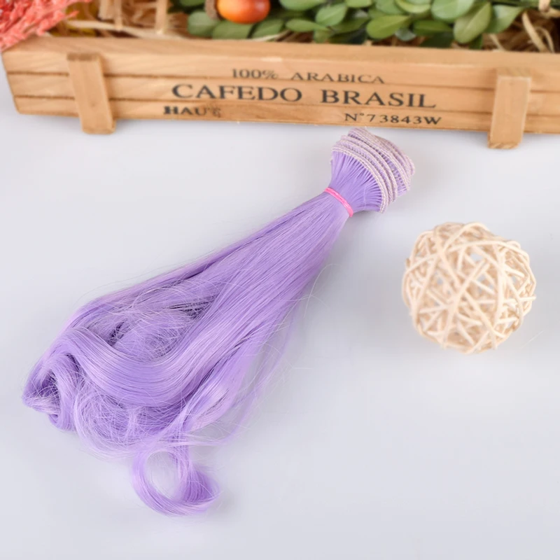 Парики сделай сам 15 см * 100 кукольные парики высокотемпературные волосы из