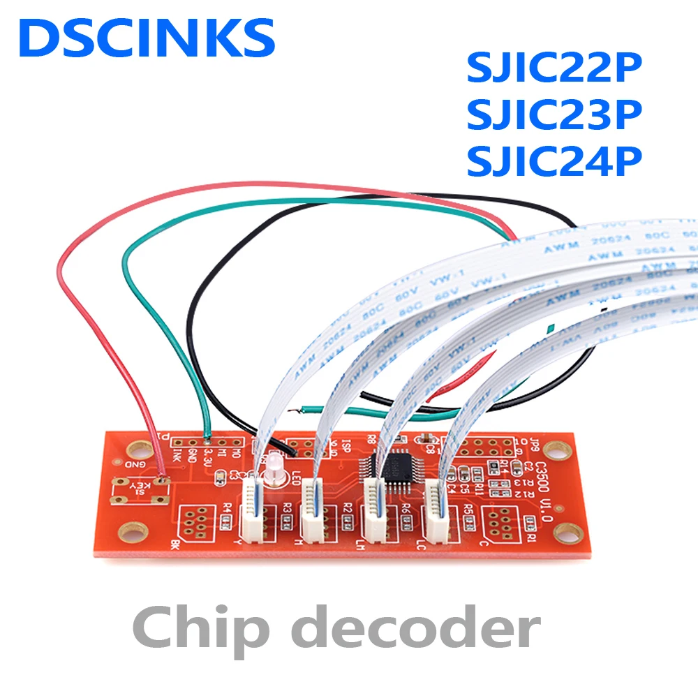 

Chip decoder for epson SJIC22P SJIC23P SJIC24P for Epson TM-C3520 TM-C3510 Epson ColorWorks C3500 Series TM C3520 TM C3510 chip